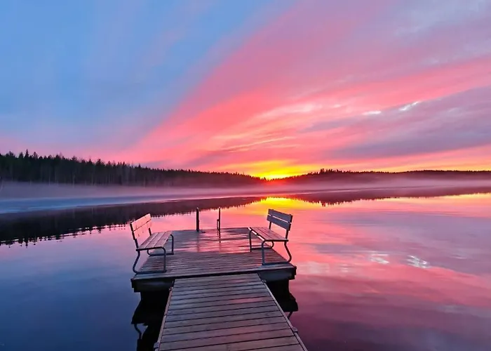 Lomamoekki Seitsemisen Kansallispuiston Laehellae Alpstuga Parkano